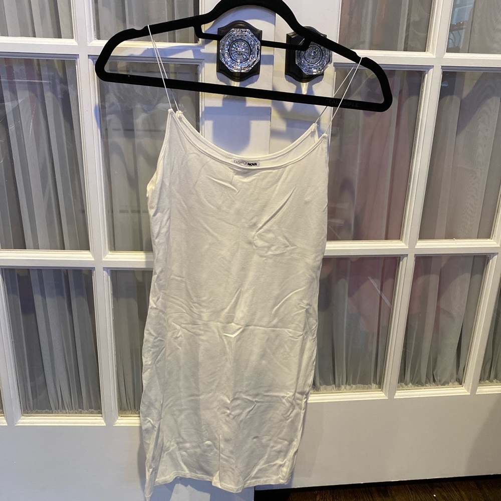 fashion nova white dress